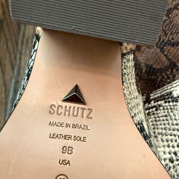 NWOB SCHUTZ Women's Haven Snake-Print
Western Booties - Picture 6 of 6